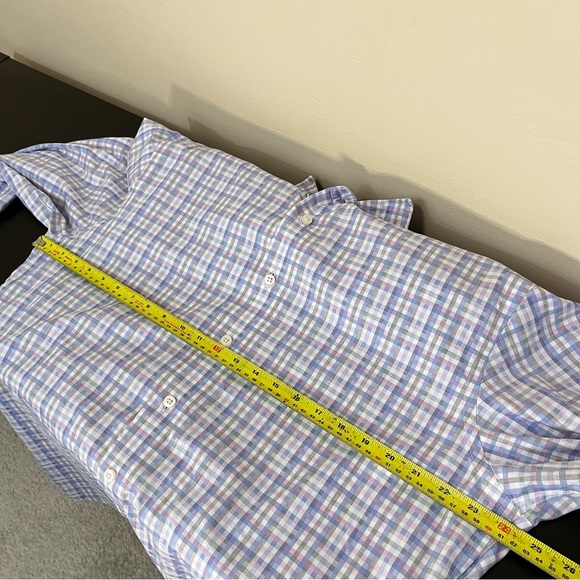 Egara Men’s Plaid Non-Iron Button Up Cotton Shirt - Picture 8 of 11